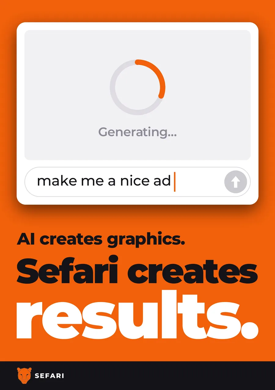 Sefari — Magazine ad · Print